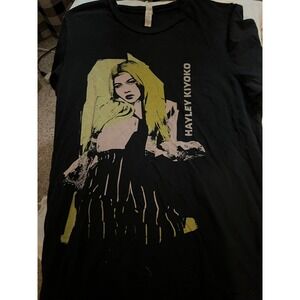 Hayley Kiyoko Black Graphic T-Shirt‎ Bella+Canvas Size Medium Concert